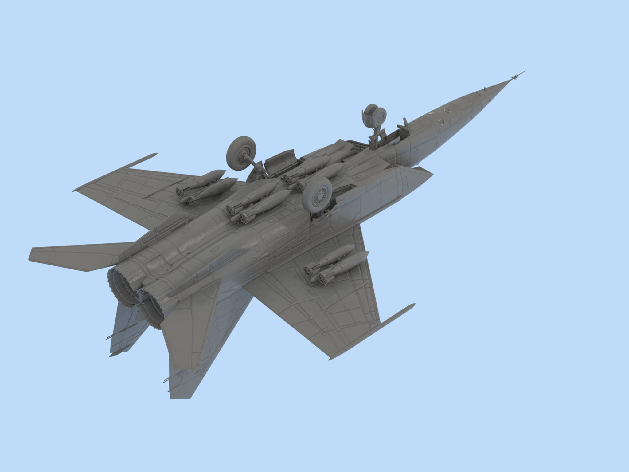 48902 МиГ-25 РБ, Советский самолет-разведчик ICM