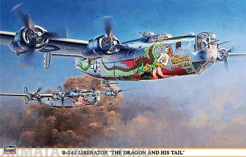 00947 Самолет B-24J Liberator Hasegawa