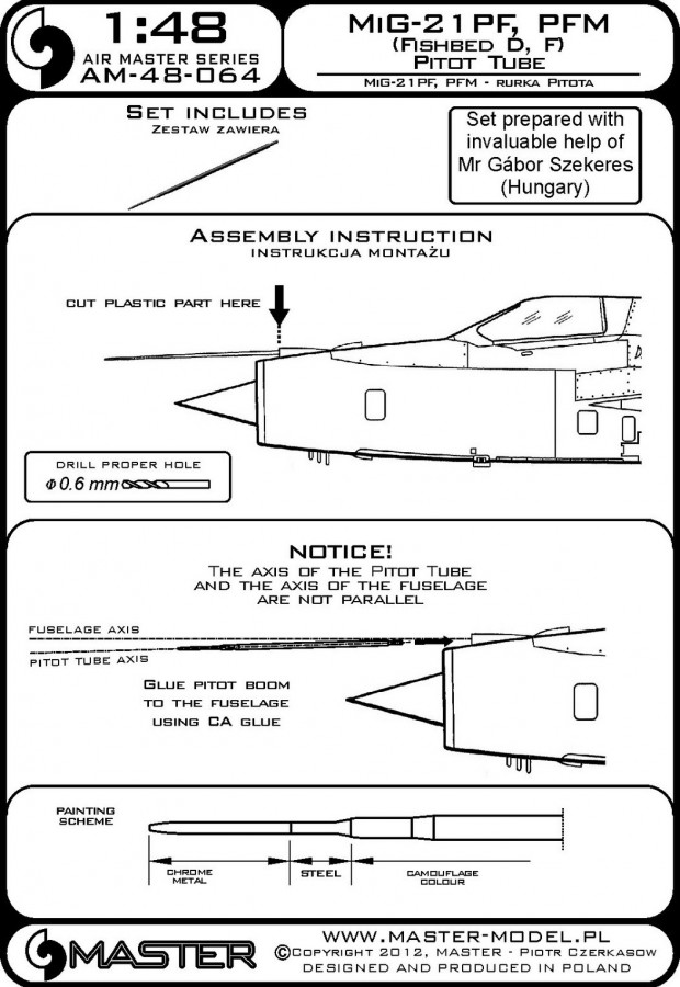 AM-48-064 ПВД для самолета МиГ-21 ПФ/ПФМ (Fishbed D, F)