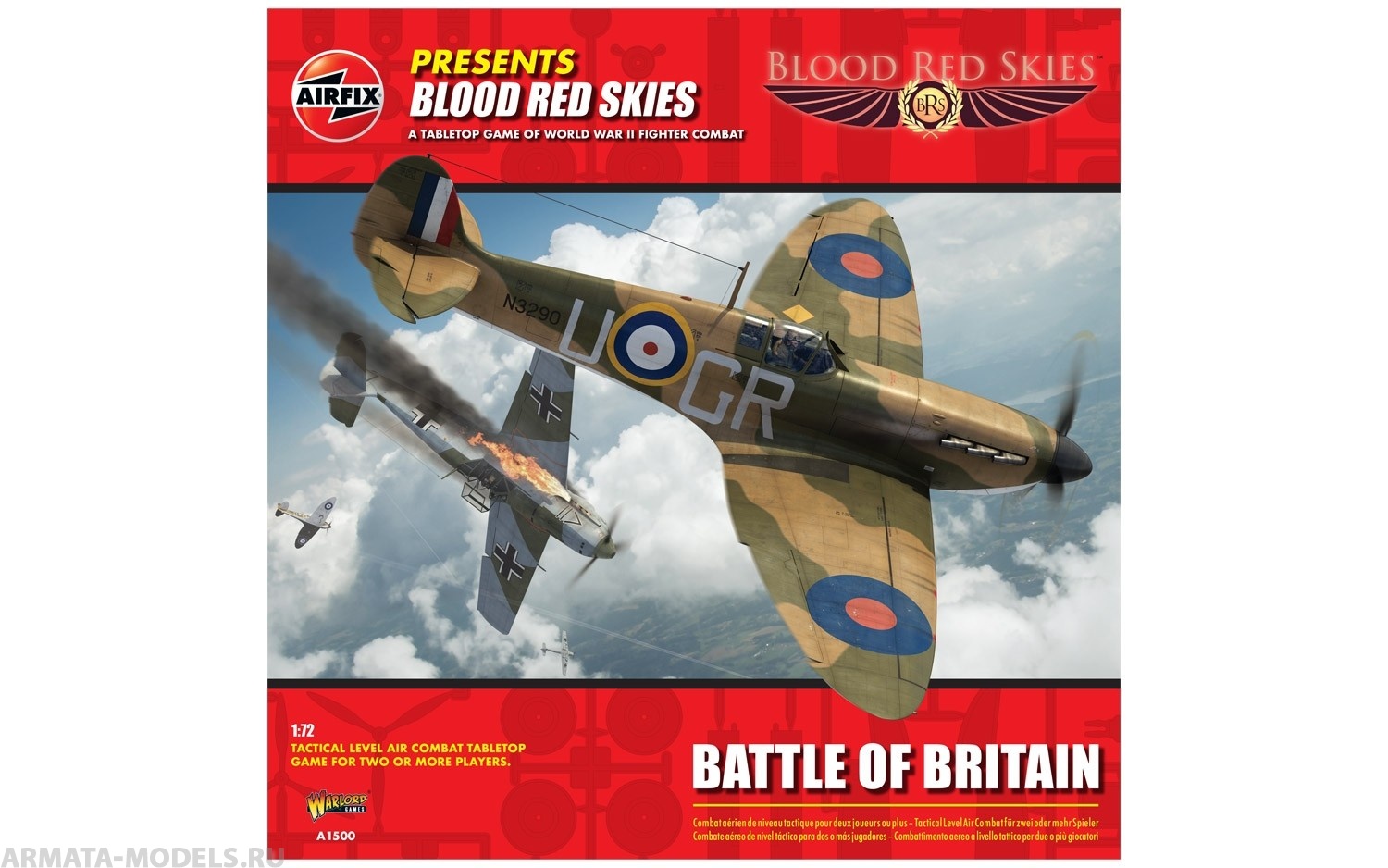 A1500 Набор моделей для настольной игры Airfix Blood Red Skies Airfix