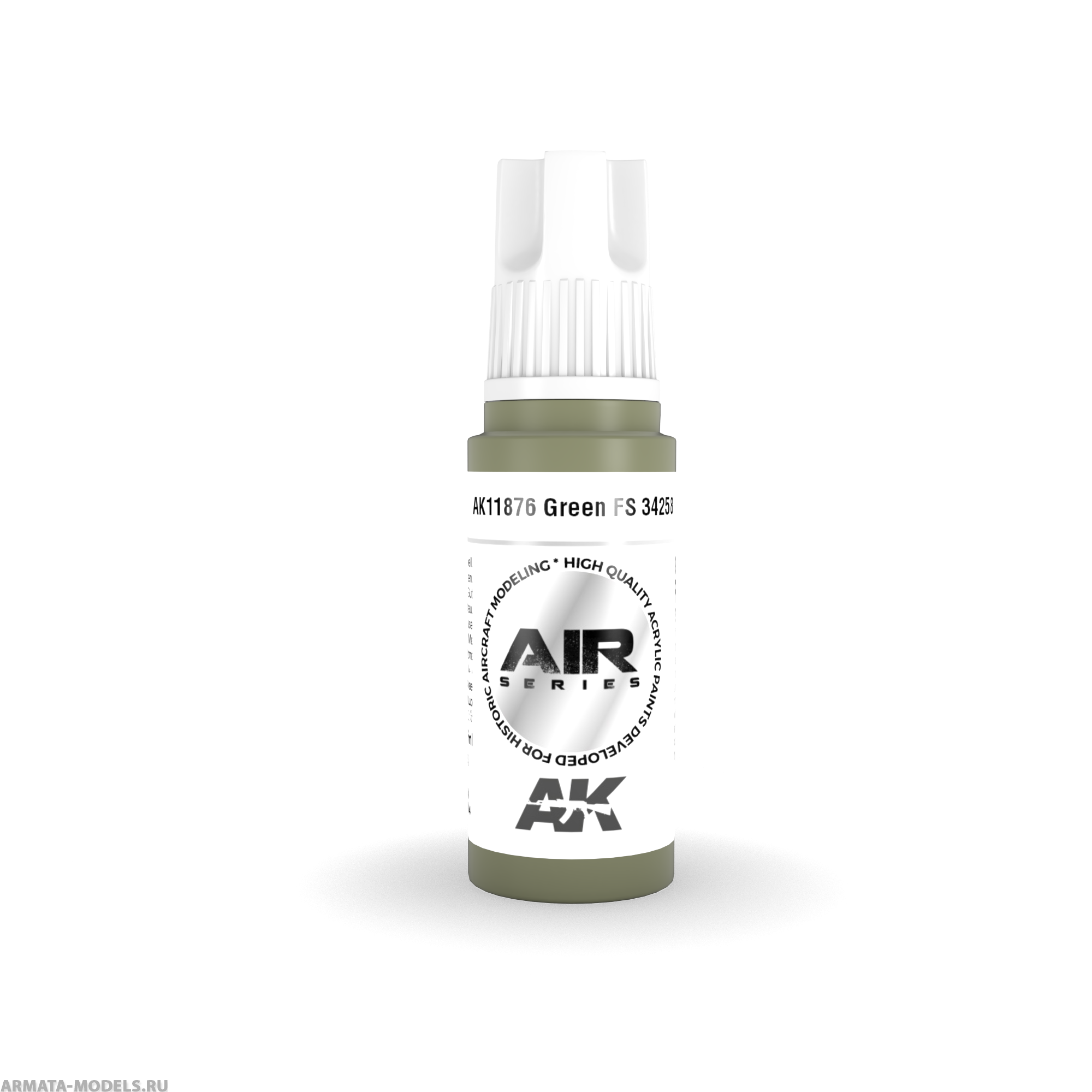 AK11876 Краска акриловая 3Gen Green FS 34258