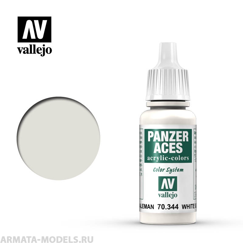 V-70344 Краска Panzer Aces Белый (немец.зимн.танк.экипаж)