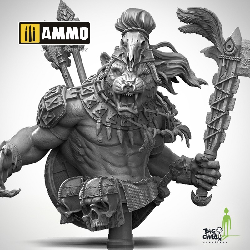 BCSSBU001 Бюст Usulatan de Quaholom BIG CHILD