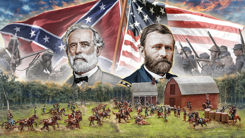 6179ИТ FARMHOUSE BATTLE-American Civil War-1864 (10013160/241120/0671781, ИТАЛИЯ ) Italeri