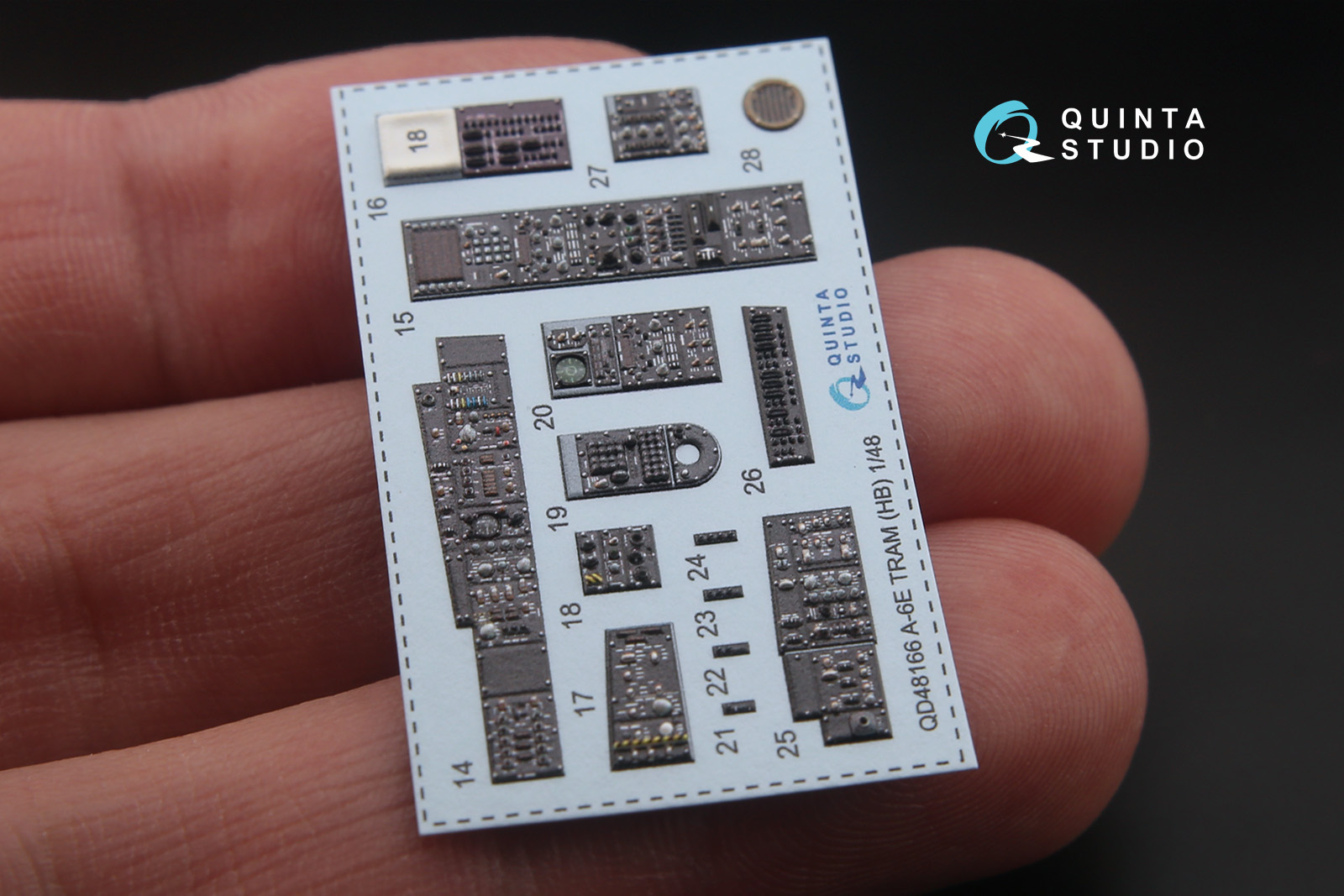 QD48166 3D Декаль интерьера кабины A-6E TRAM Intruder (для модели HobbyBoss)