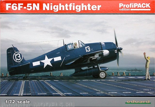 7079 Самолет F6F-5N Nightfighter Hellcat EDUARD