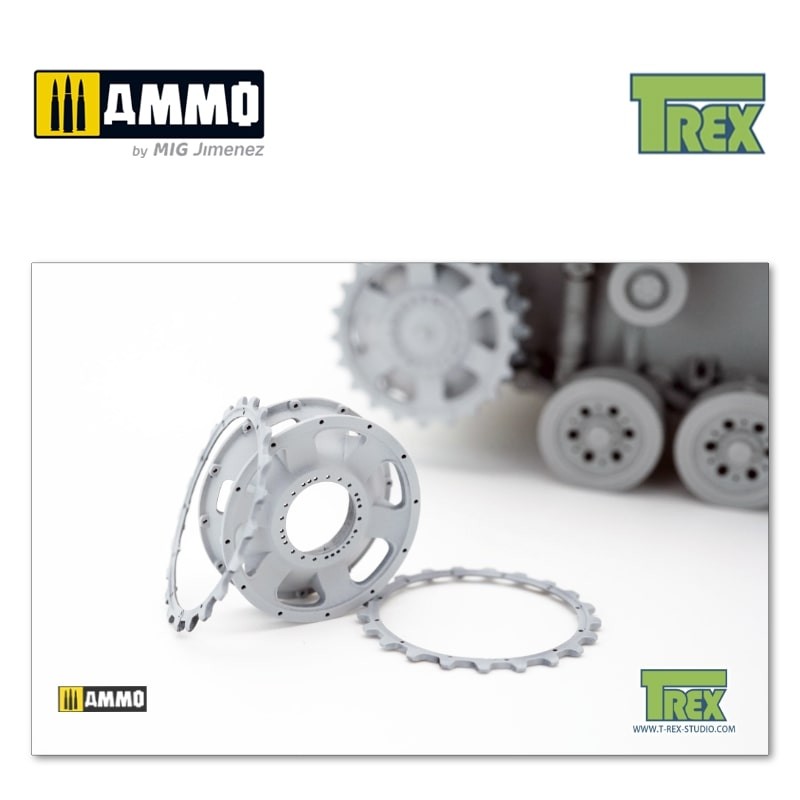 TR35034 Звездочка PzKpfw III Disassembled Sprocket Set B