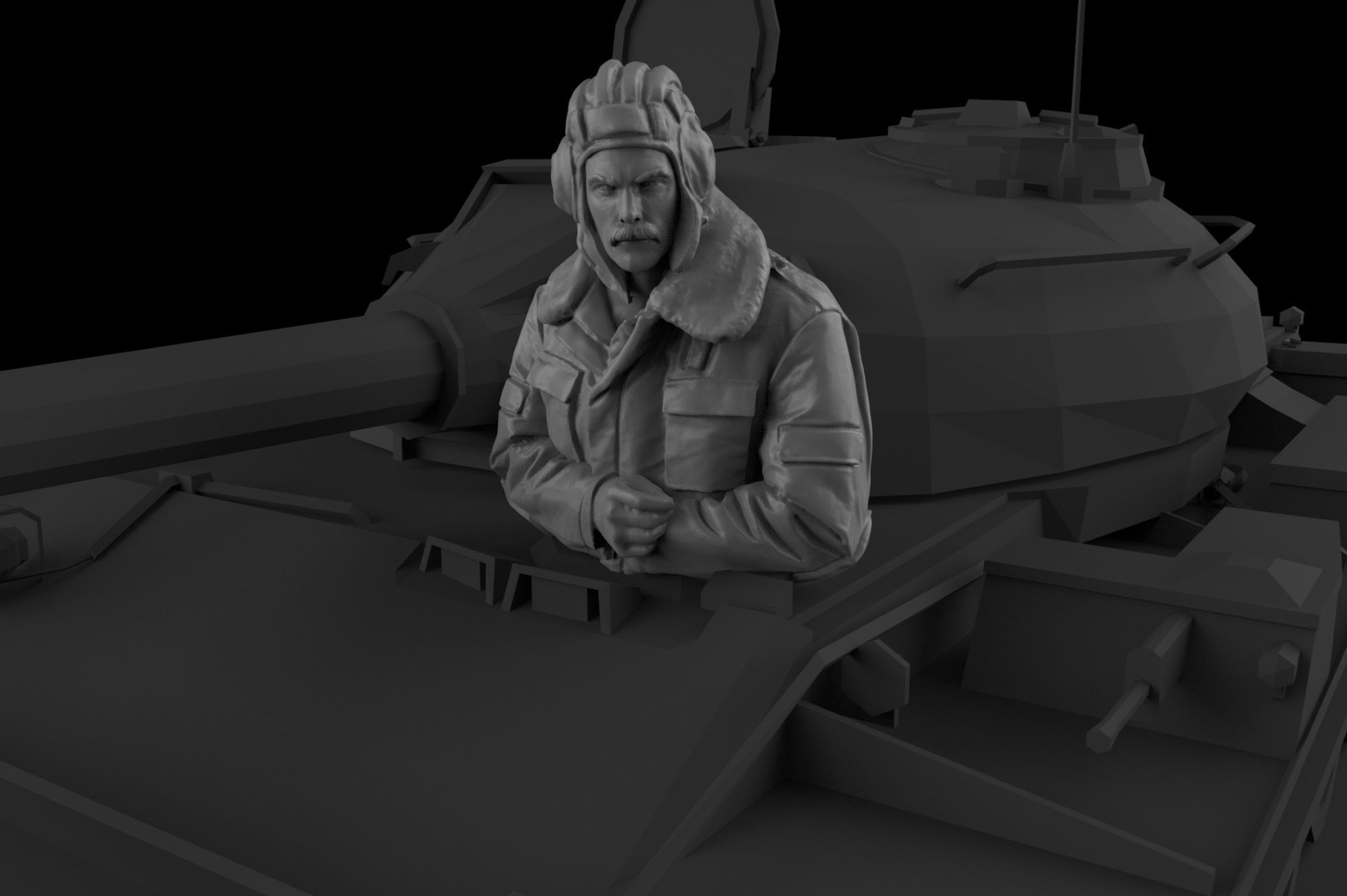 AM3710 Фигура танкиста №1 Arma Models