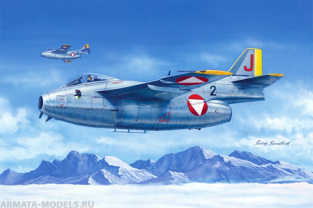 81745 Самолет J 29F Flying Barrel Hobby Boss