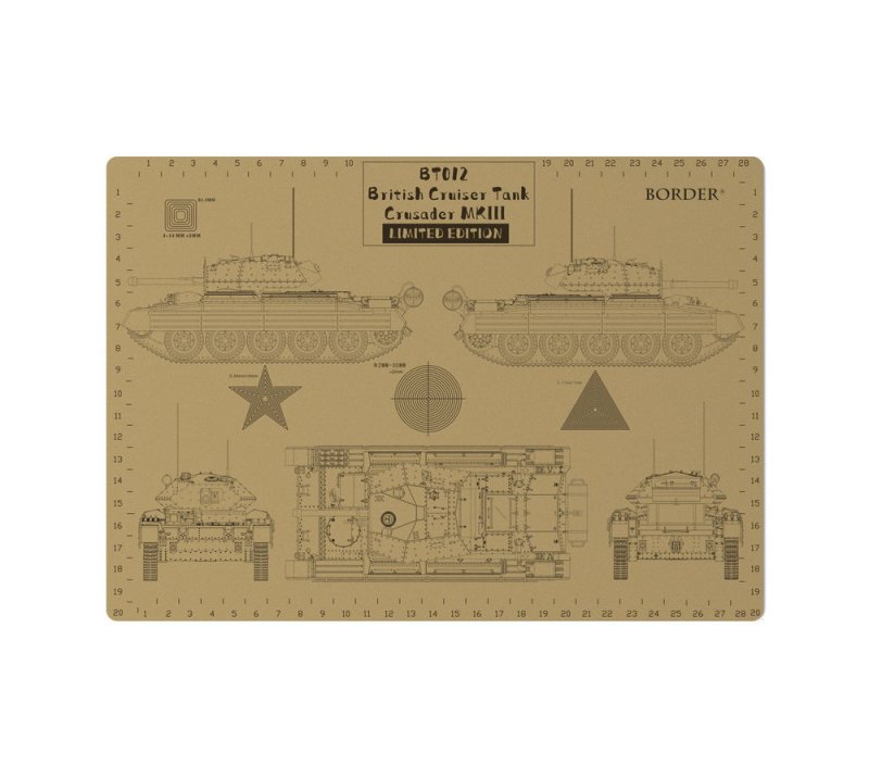 BT012 British cruiser tank, crusader MKIII BORDER MODELS