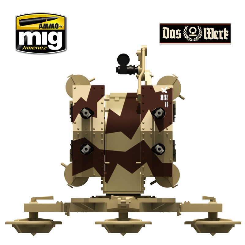 DW35004 Сборная модель 3cm Flakvierling 103/38 Das Werk