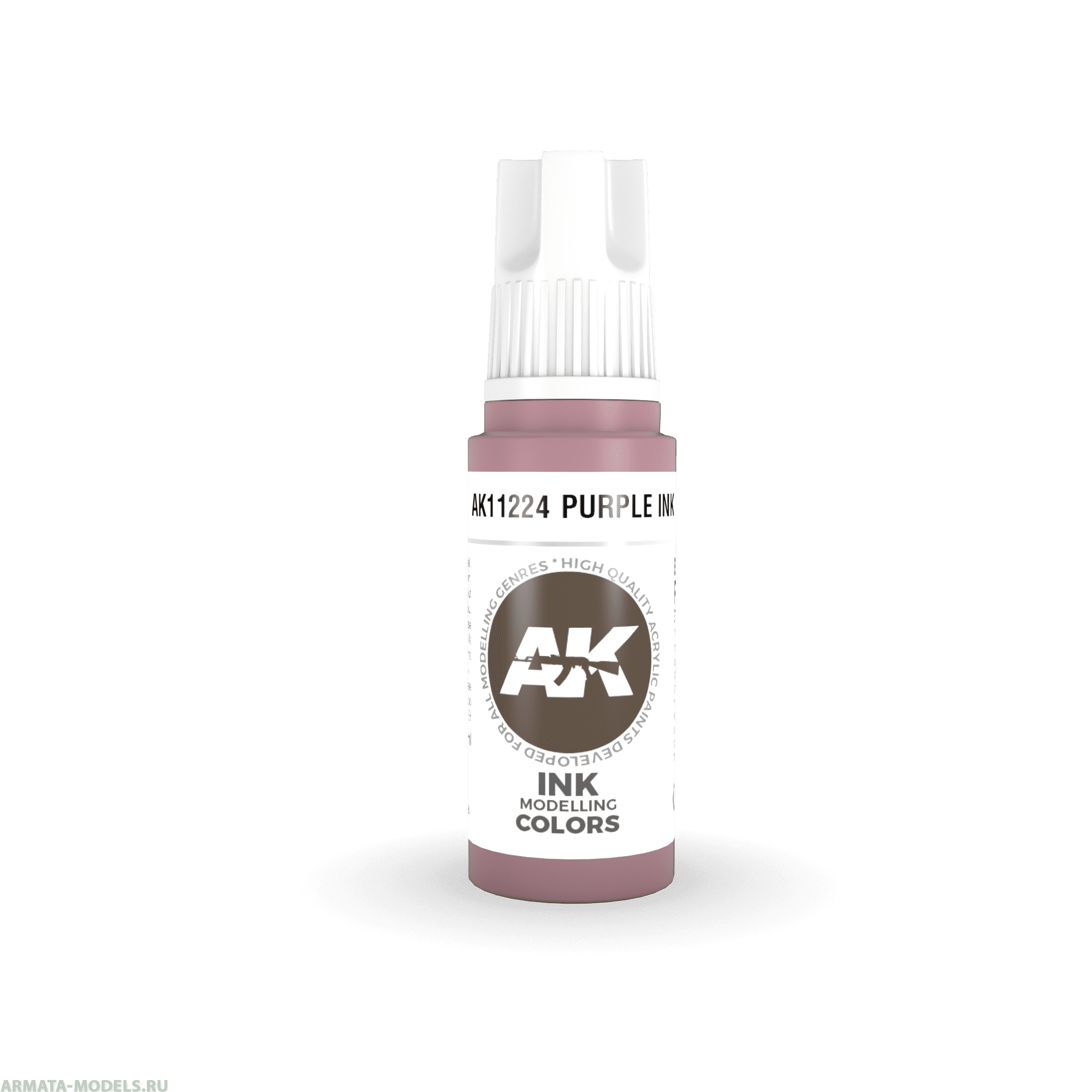 AK11224 Краска акриловая Purple INK 17ml