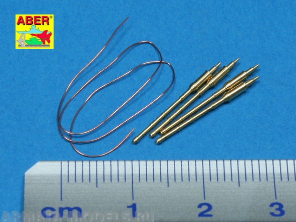 ABR-1:350-L-29  Дополнения для  Set of 4 pcs 130mm barrels for AK-130 Russian Navy для  1/350