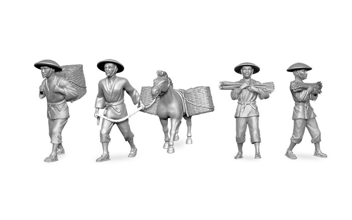 6415 Крестьяне-подносчики боеприпасов Звезда