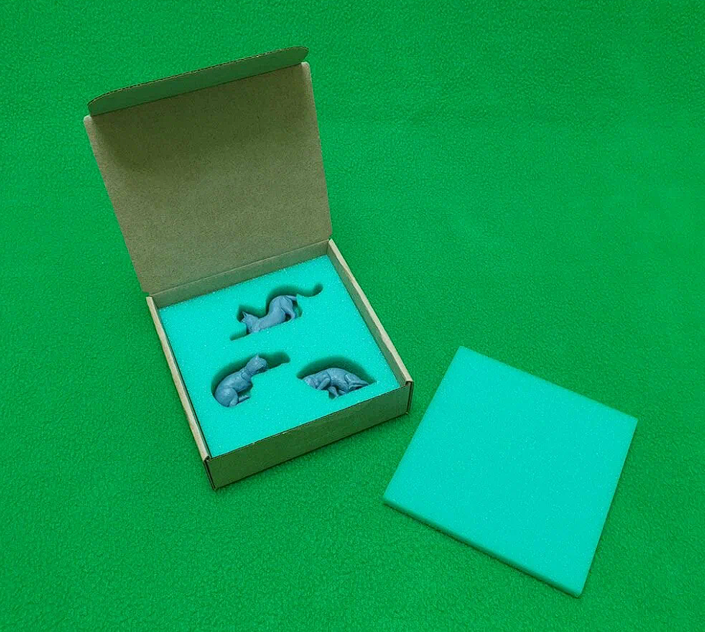 6040 кошки набор 3 шт масштаб 1:12 СВ Модель