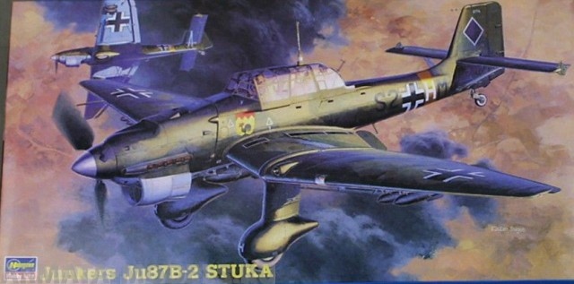 09113 Самолет JUNKERS JU87B-2 STUKA Hasegawa