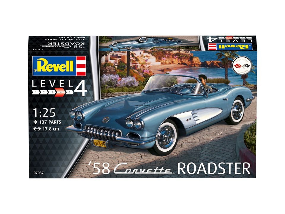 07037 Кабриолет Corvette Roadster 1958 года