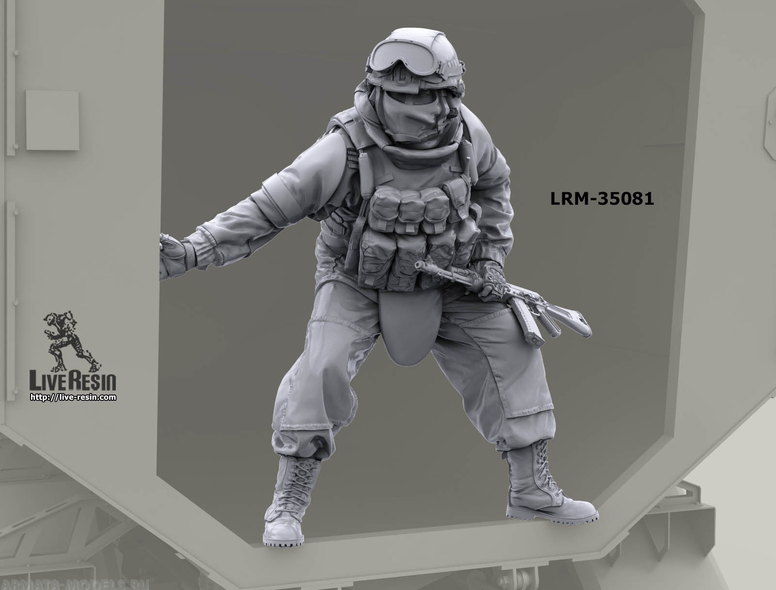 LRM35081 Современный солдат Российской Армии - Стрелок - 26 Live Resin