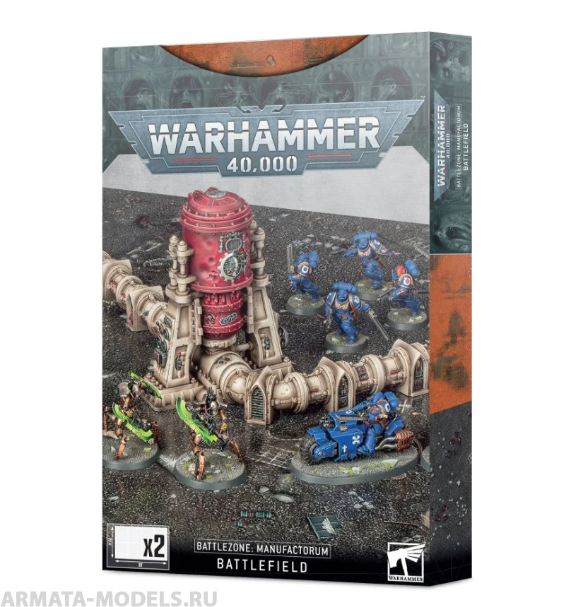 40-48GW Набор Вархаммер 40000: Поле Битвы Мануфакторум (Warhammer 40000: Battlezone Manufactorum Battlefield)