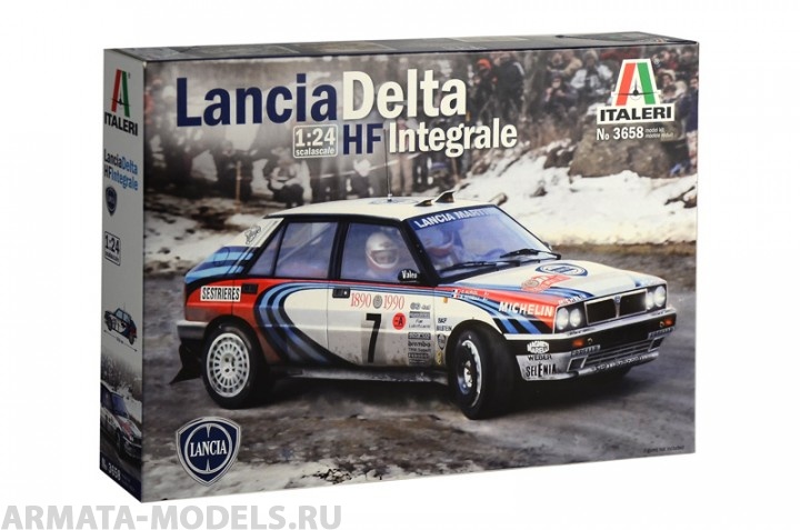 3658ИТ Автомобиль LANCIA DELTA HF INTEGRALE Italeri
