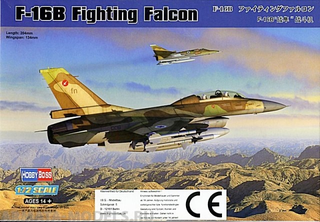 80273 Самолет F-16B Fighting Falcon Hobby Boss