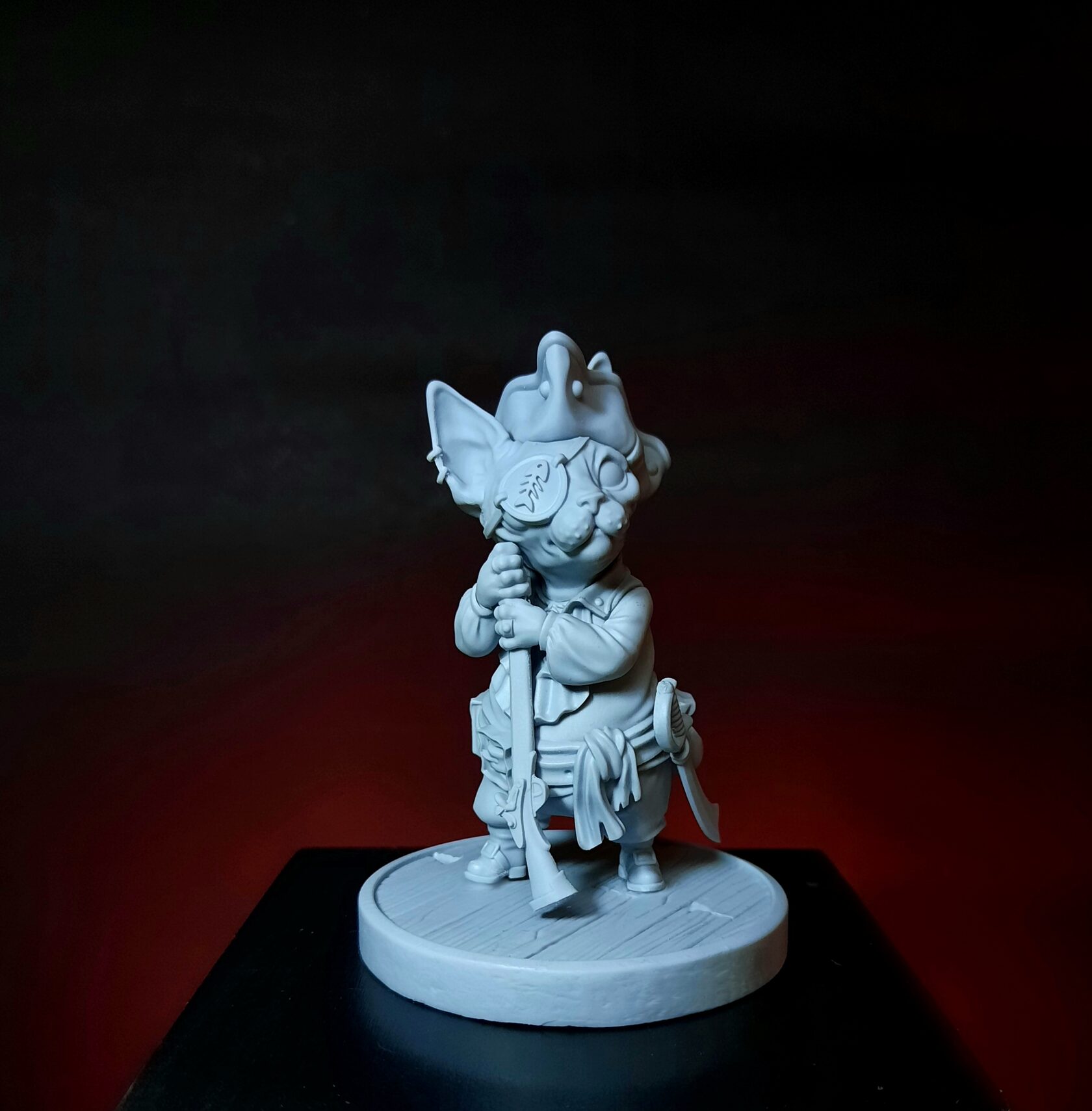 BCK-CM-016 Тощий Шэгги | Коллекционная миниатюра 70 мм Blood Carrot Knights