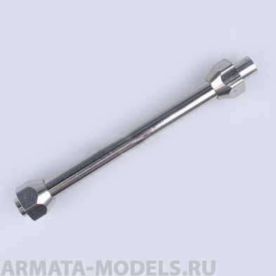 8110 Переходник гайка M12x1 - трубка - гайка M12x1 (головка компрессора 1203 - ресивер), комплект с прокладками