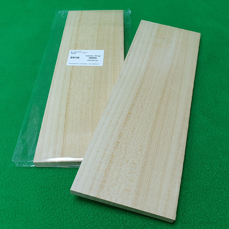 5510 ламель 10 мм - 100х300 мм - липа