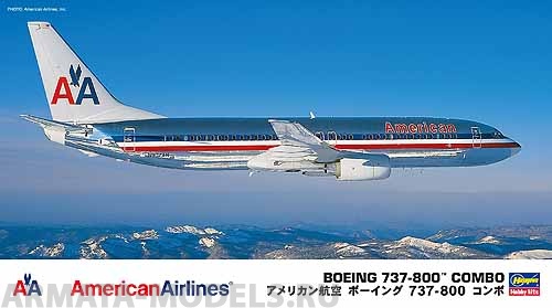 10670 Самолет ANA B737-800 AAL (в комплекте 2 модели) Hasegawa