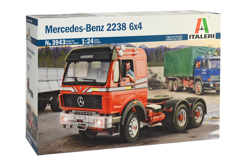 3943ИТ Автомобиль MERCEDES BENZ 2238 6x4 Italeri