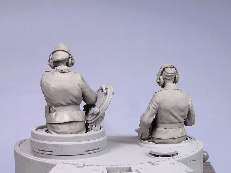 Т-35070 Немецкие танкисты на ТИГР (Курск 1943 г) (2) Tank