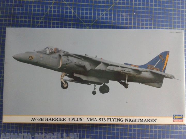 09815 Самолет Harrier II Pluss Hasegawa