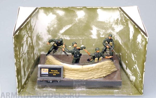 Набор фигурок 33603EM Солдаты немецкие, польские улицы Easy Model