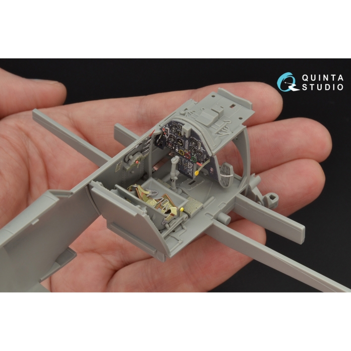 QD32053 3D Декаль интерьера кабины Bf 109E-4 (для модели Cyber-hobby/Dragon)