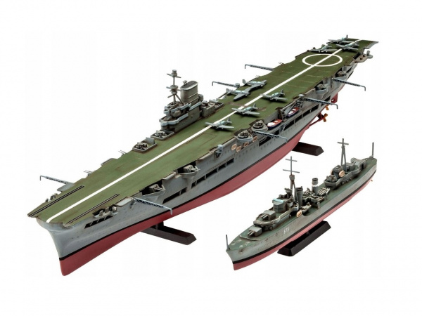 05149 Авианосец Королевских ВМС Великобритании и эскадренный миноносец типа «Трайбл» Revell