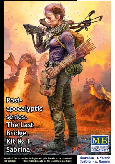 MB24073 Фигуры, Серия постапокалиптики. Последний Мост. Набор №1. Сабрина Master Box (MB)