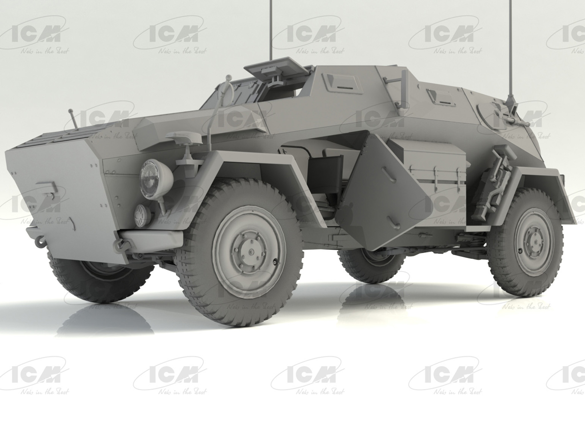 35111 Sd.Kfz. 247 Ausf.B с экипажем ICM