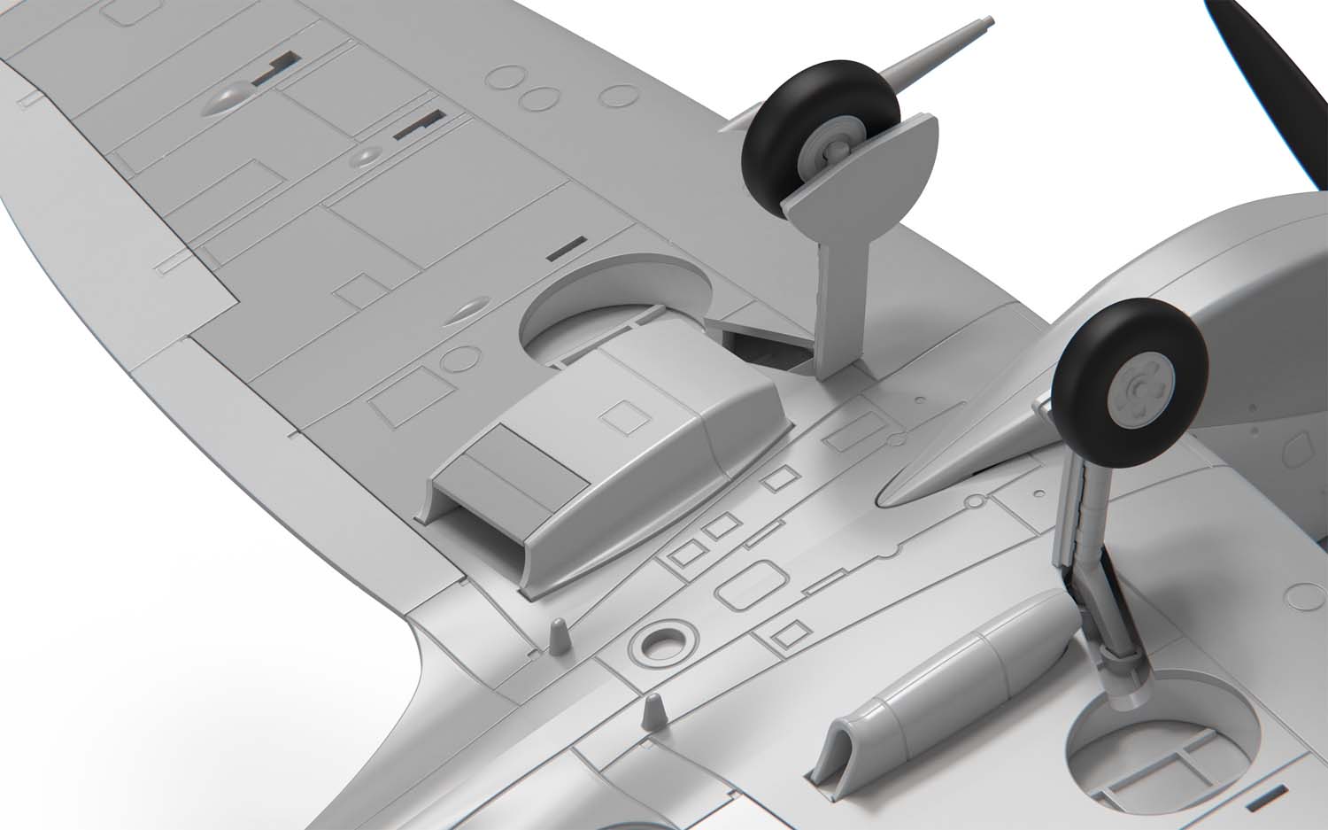 A02108 Сборная модель самолета Supermarine Spitfire Mk Vc Airfix