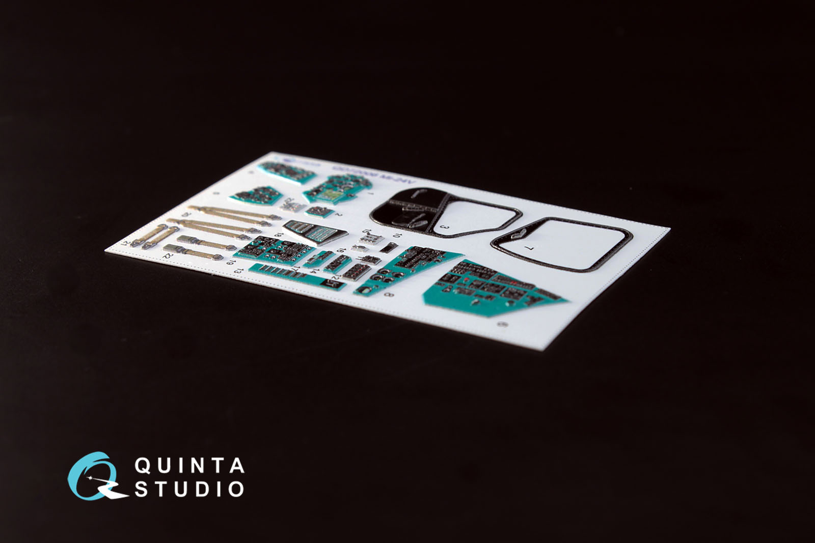 QD72006 3D Декаль интерьера кабины Ми-24В (для модели Звезда)