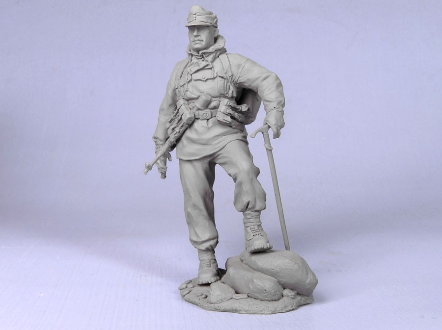 Т-35016 Немецкий горный егерь, 1942-1945 гг (с подставкой) Tank