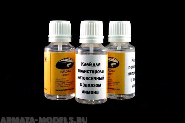 AH2004 Клей для полистирола нетоксичный с запахом лимона классический