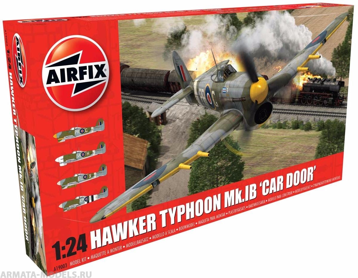 A19003  САМОЛЕТ HAWKER TYPHOON MklB Airfix