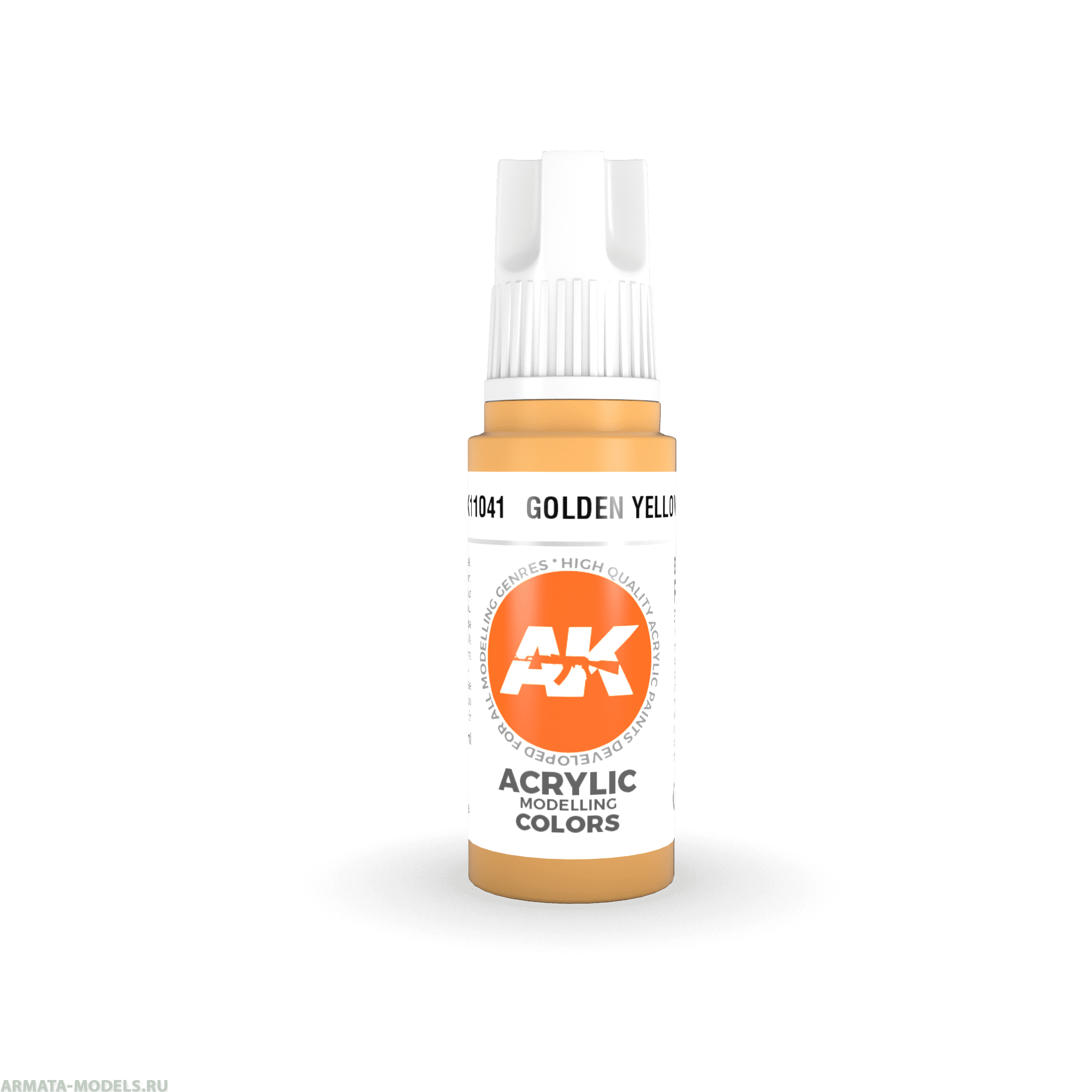 AK11041 Краска акриловая Golden Yellow 17ml
