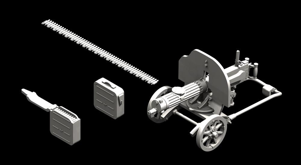 35676 Советский пулемёт Максим (1941г.) ICM