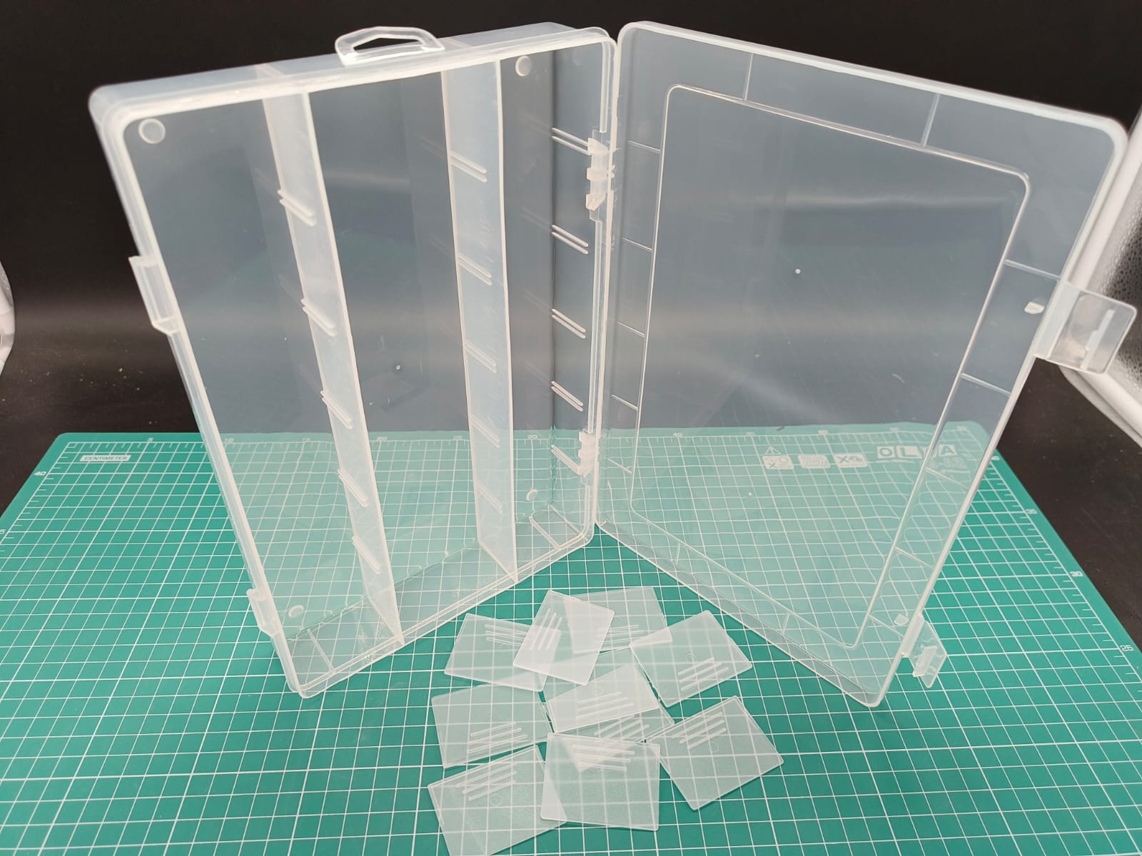 MW-BOX06 Прозрачный пластиковый ящик для хранения 26.5х17х4см