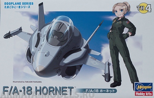 60104 Модель самолета EGG PLANE F/A-18 HORNET Hasegawa
