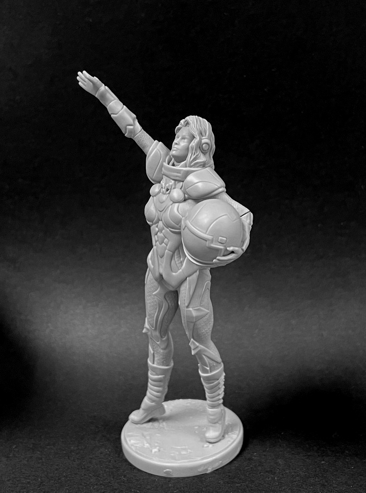 CHM-75050. Sci-Fi: Красный космос. 75 мм. Материал - смола. Chronos Miniatures