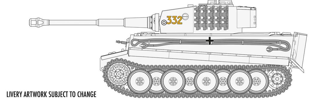 A02342 Сборная модель танка Tiger 1 Airfix