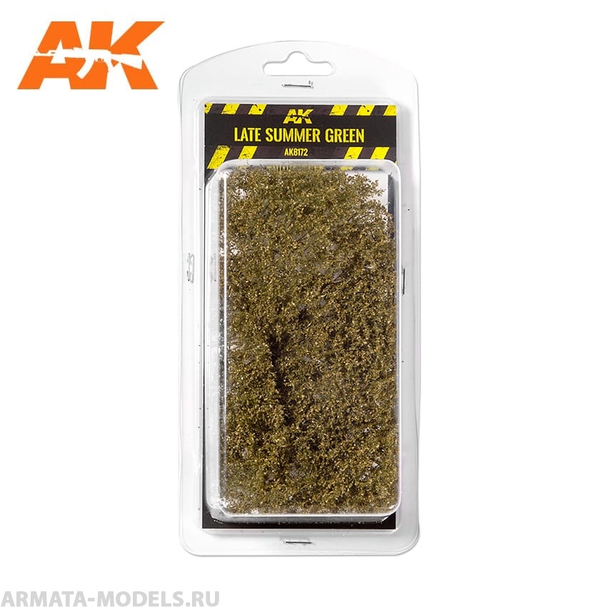 AK8172 Имитация листвы для макетов и диорам LATE SUMMER GREEN SHRUBBERIES