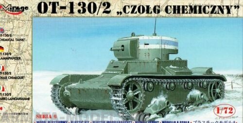 72616 Танк Czolg Lekki OT-133 miotacz ognia Mirage Hobby